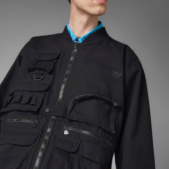 Adidas black jacket - Picture 2 of 8